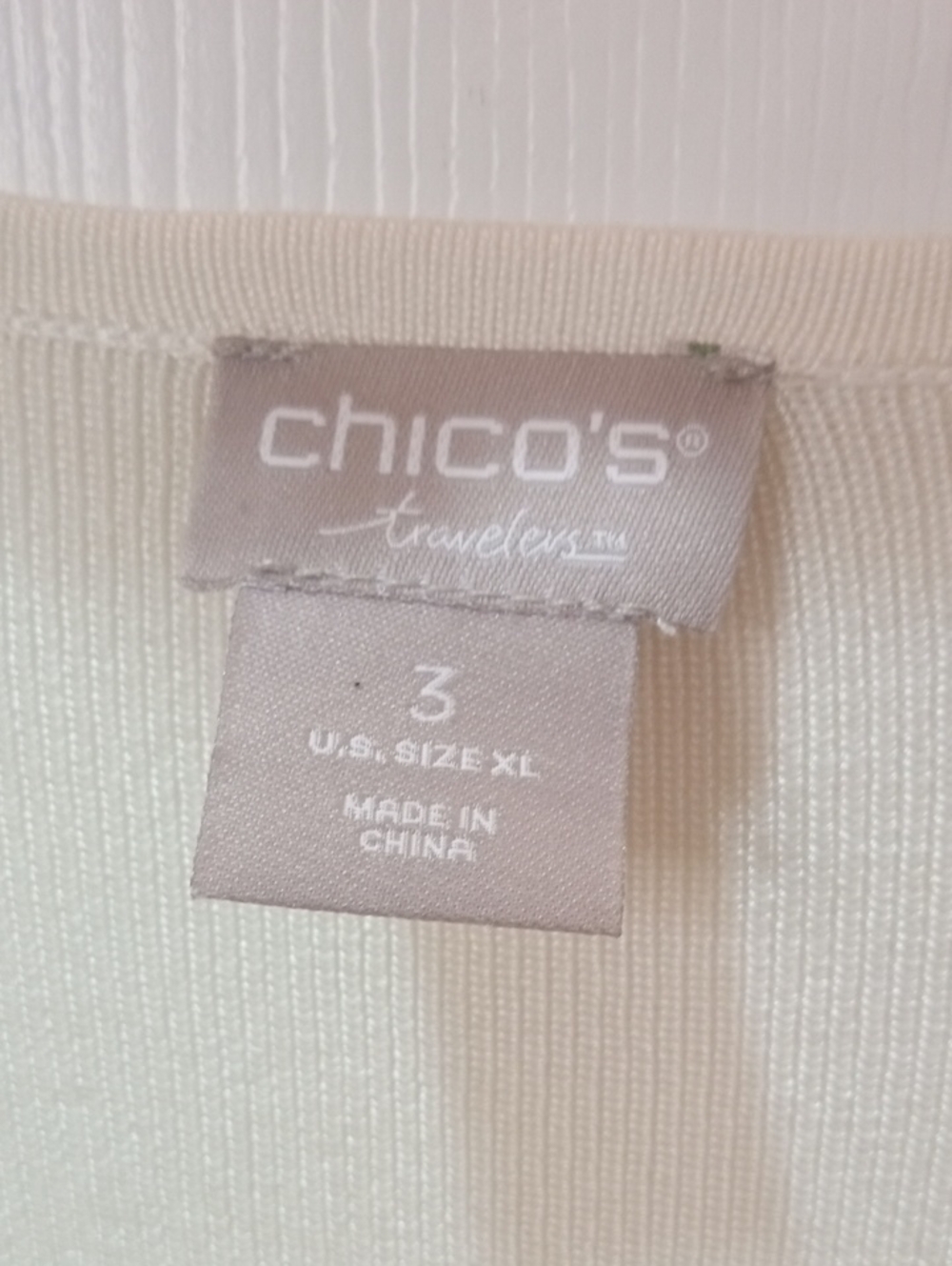 CHICO'S KNIT RAYON DRESS - Picture 3 of 8